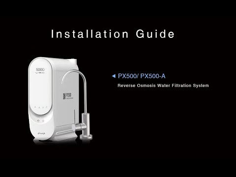 Frizzlife PX500-A 500 GPD RO System with Alkaline and Remineralization - Installation Guide